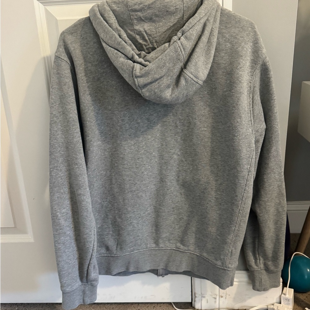 Nike Heather Gray Fleece Hoodie - Picture 5 of 5
